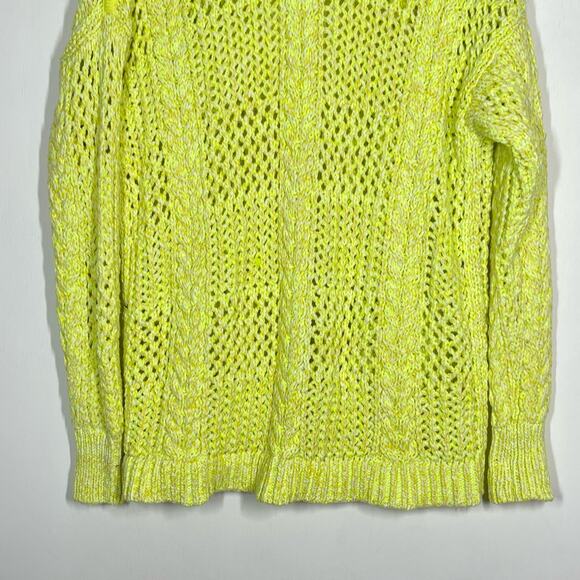 NEW Anthropologie Serenity Open Cardigan Lime Yellow Women’s Size XS/S - Picture 8 of 11